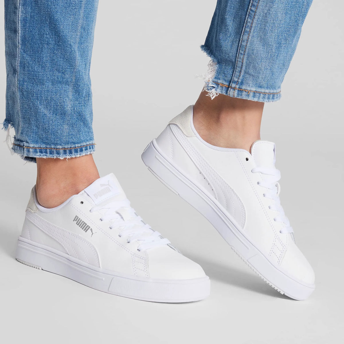 Puma White-Puma White-Puma Silver-Gray Violet