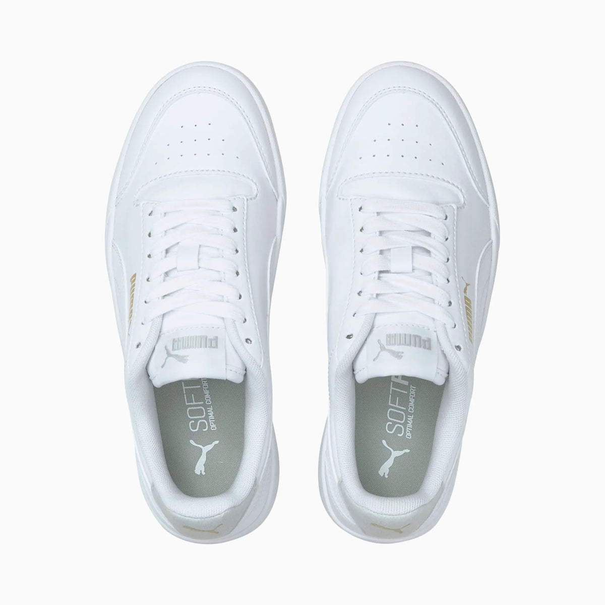 Puma White-Puma White-Gray Violet-Puma Team Gold