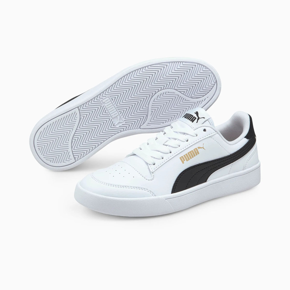 Puma White-Puma Black-Puma Team Gold