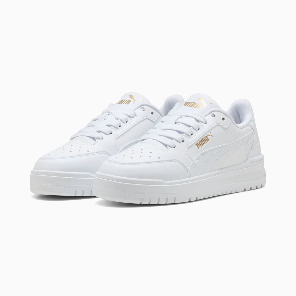 PUMA White-PUMA White-PUMA Gold