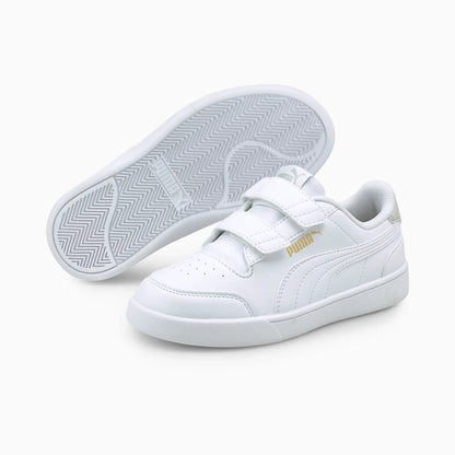 Puma White-Puma White-Gray Violet-Puma Team Gold