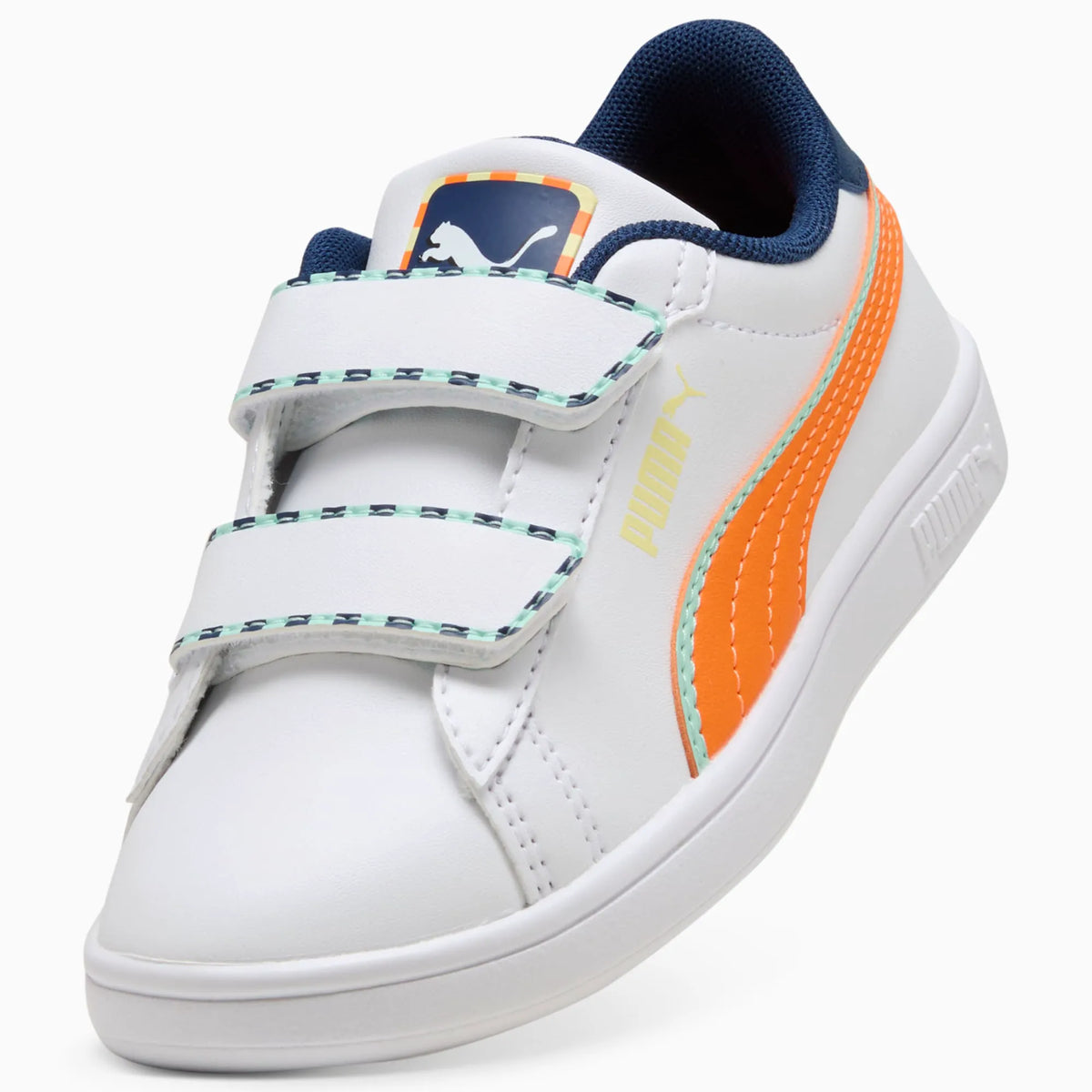 PUMA White-Orange Glo