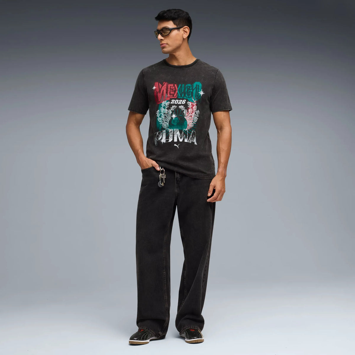 PUMA Black-Wild Green