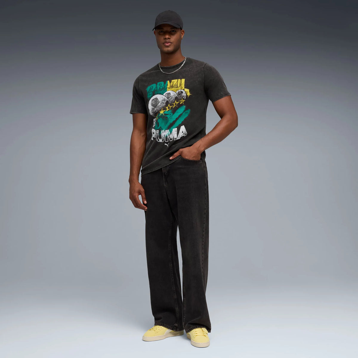 PUMA Black-Pelé Yellow