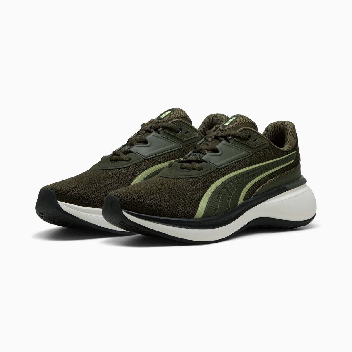 Dark Olive-Lux Army-PUMA Black-Fizzy Light