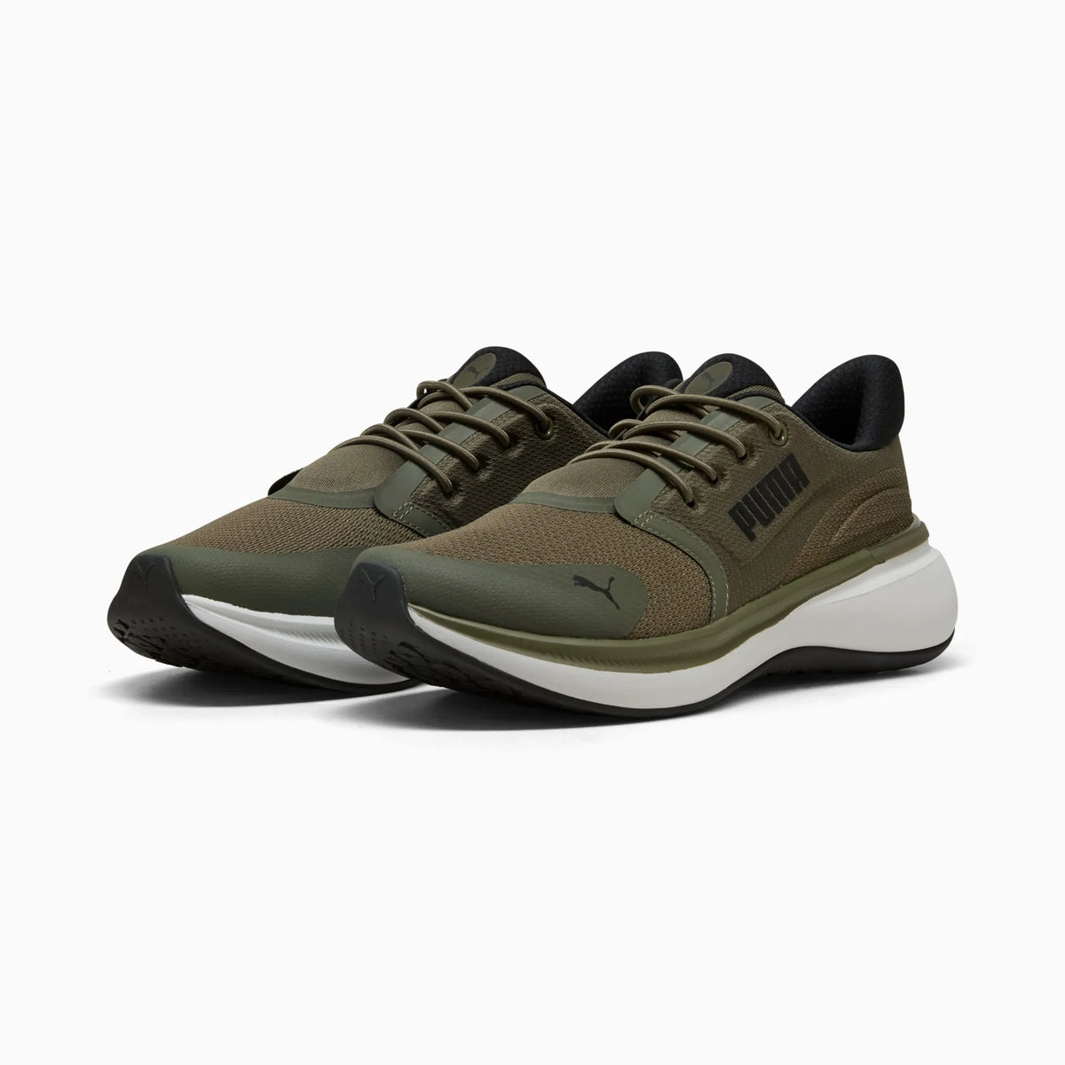 Loden Green-PUMA Black-Feather Gray