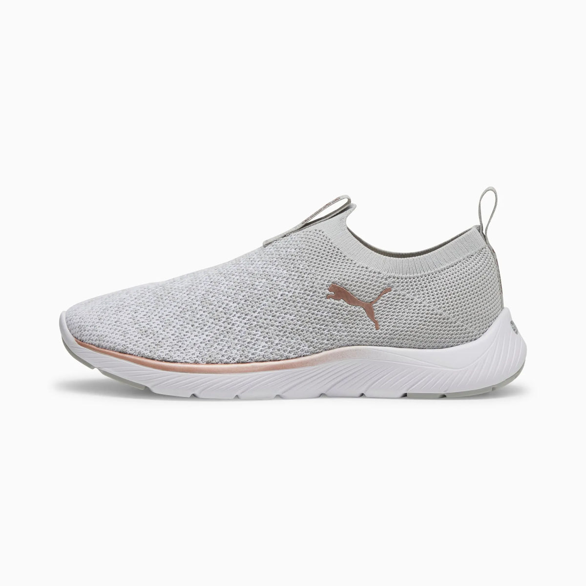 Ash Gray-PUMA White-Rose Gold