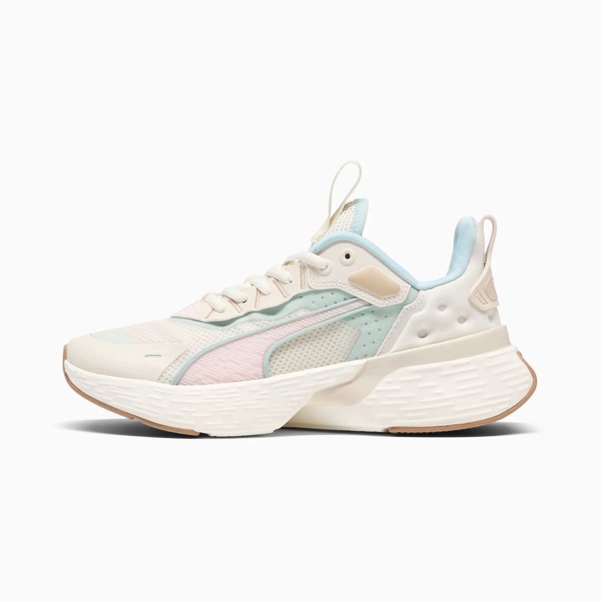 Alpine Snow-Turquoise Surf-Whisp Of Pink