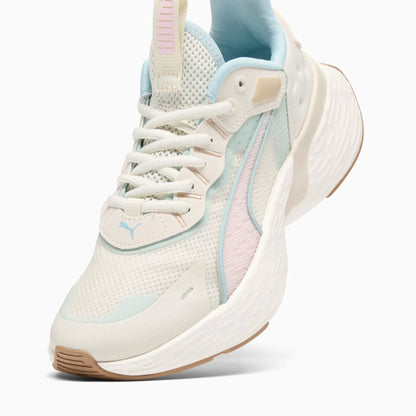 Alpine Snow-Turquoise Surf-Whisp Of Pink