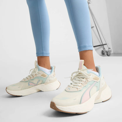 Alpine Snow-Turquoise Surf-Whisp Of Pink