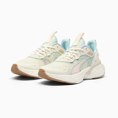 Alpine Snow-Turquoise Surf-Whisp Of Pink
