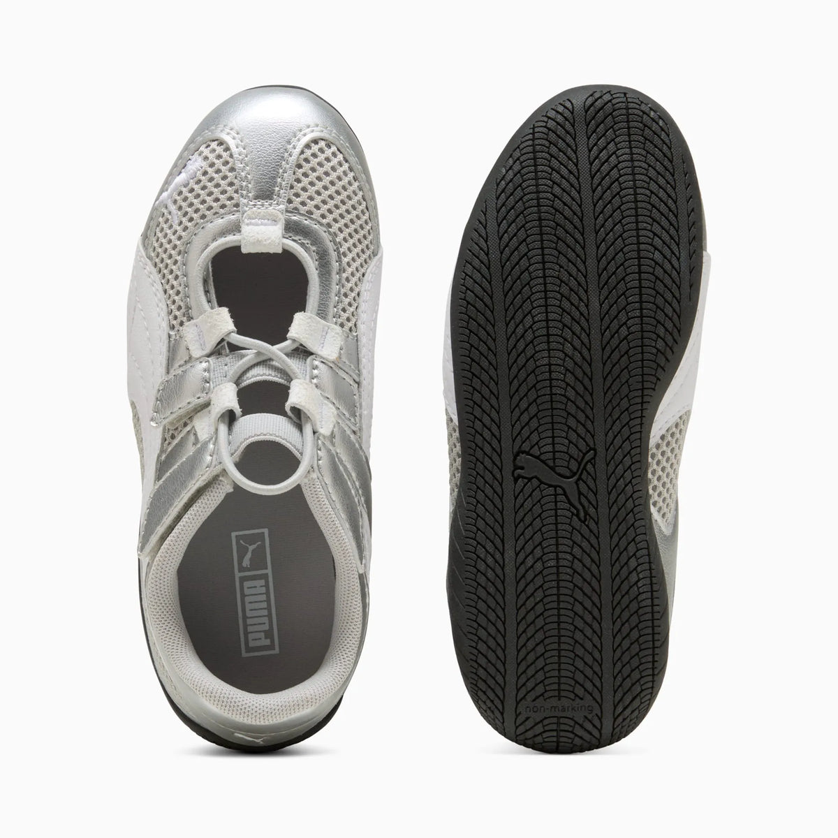 PUMA Silver-PUMA White-PUMA Black