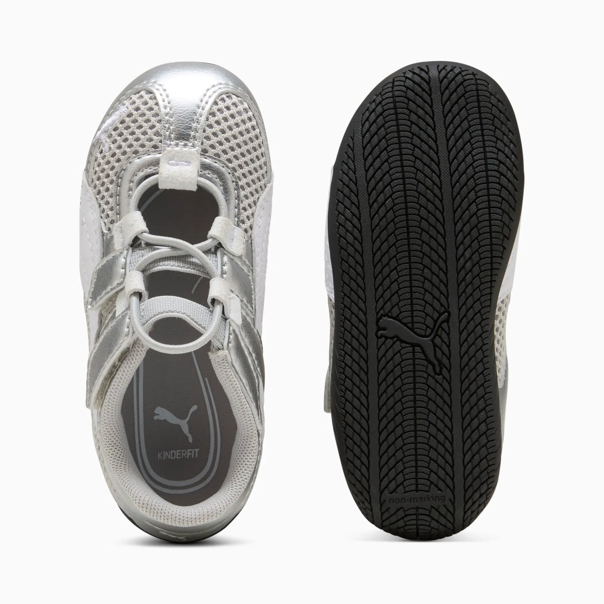 PUMA Silver-PUMA White-PUMA Black