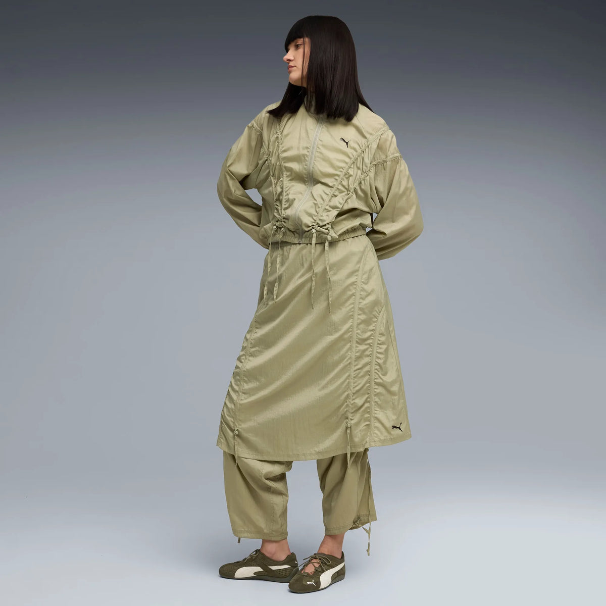 Dark Olive-Warm White