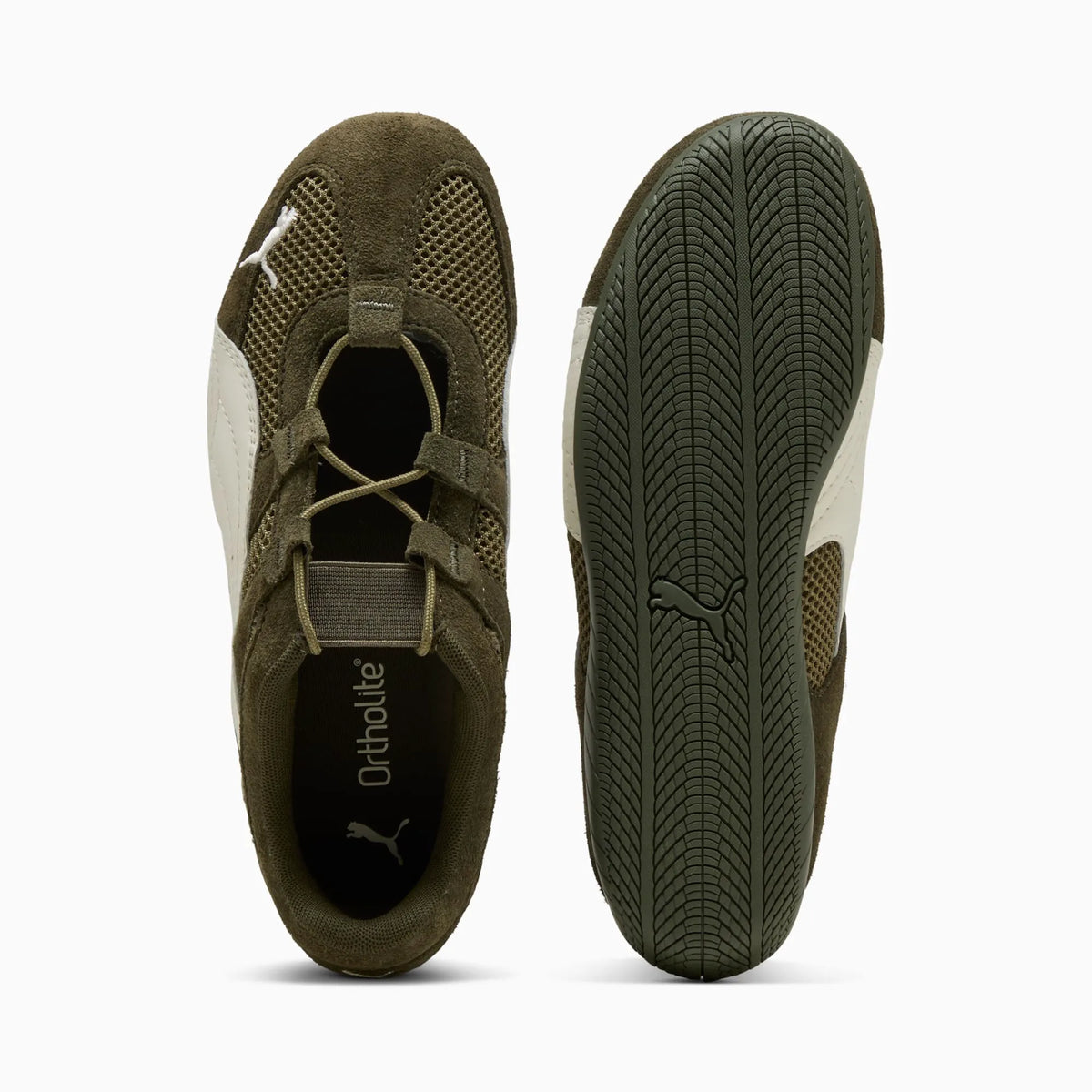 Dark Olive-Warm White