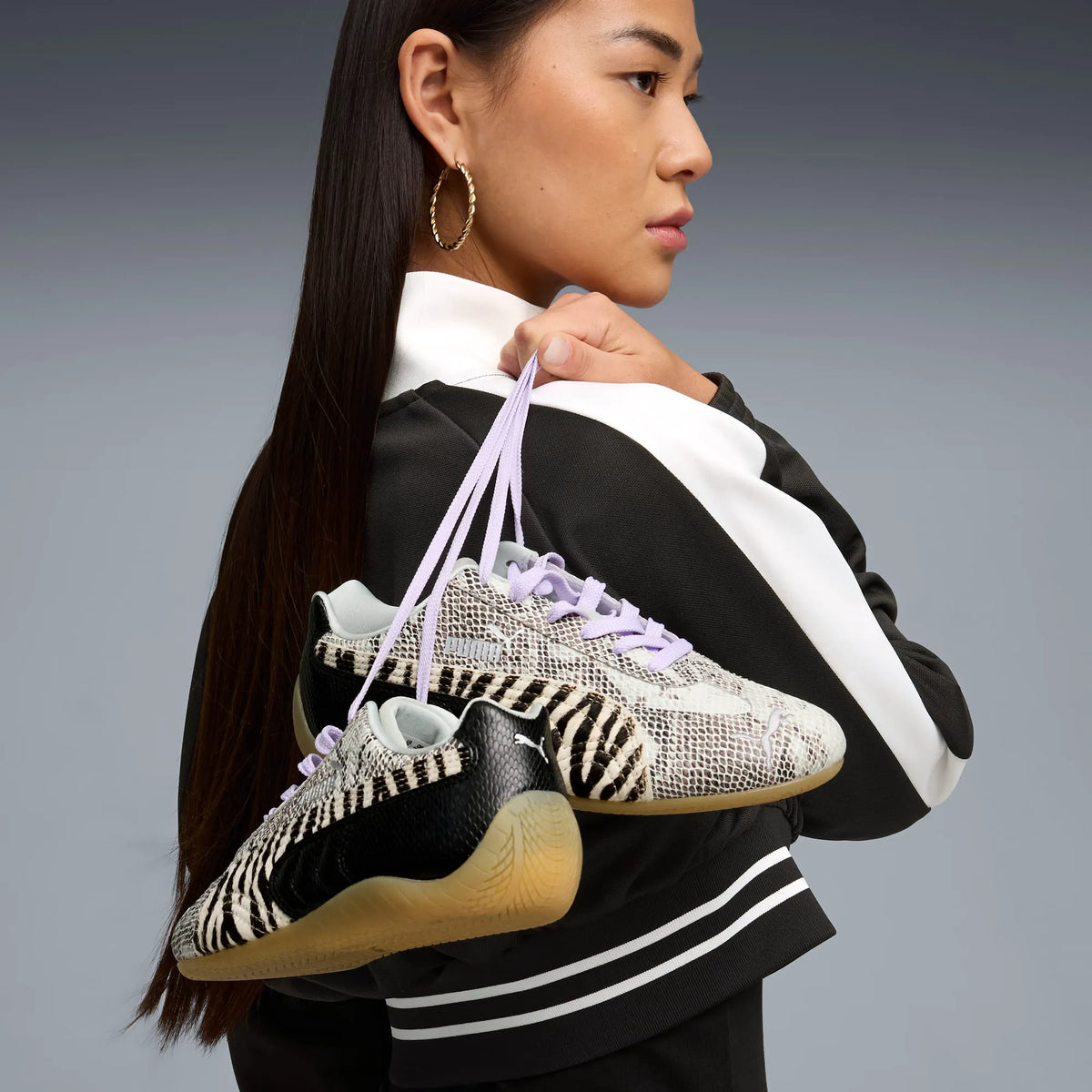 PUMA Black-Cashew Brown-Light Lavender
