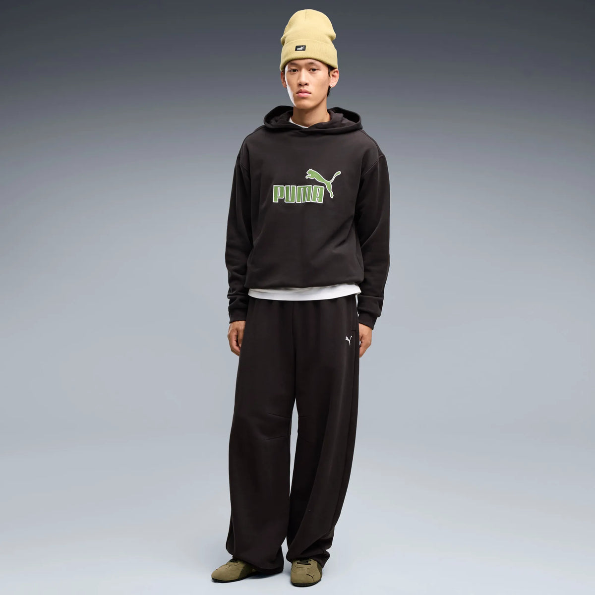 Dark Olive-PUMA Black