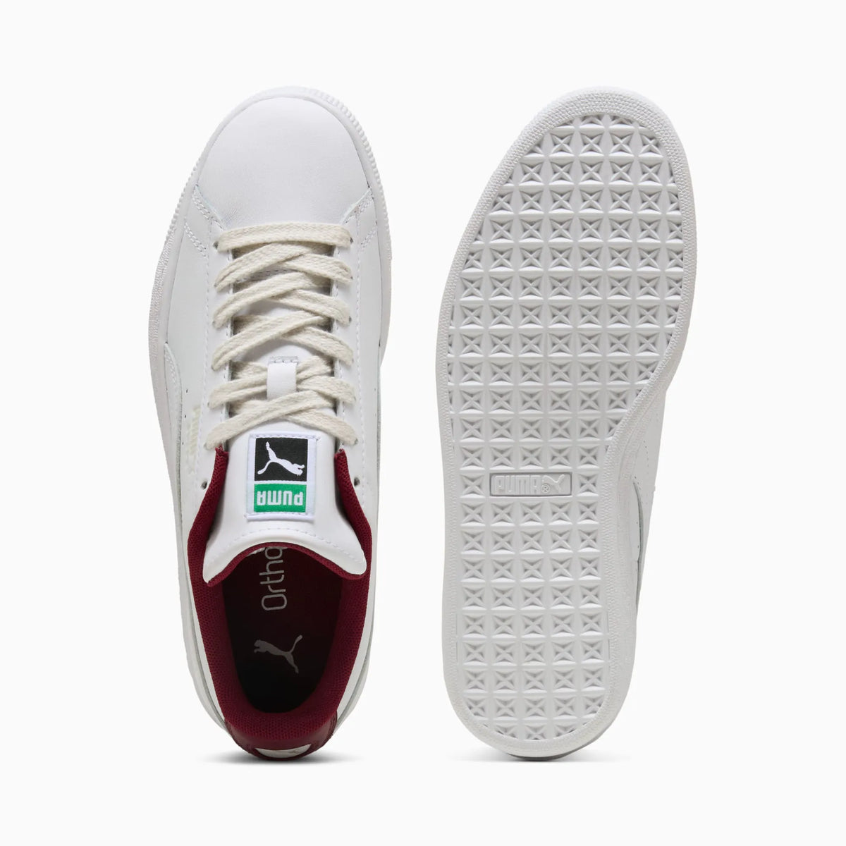 PUMA White-Team Regal Red