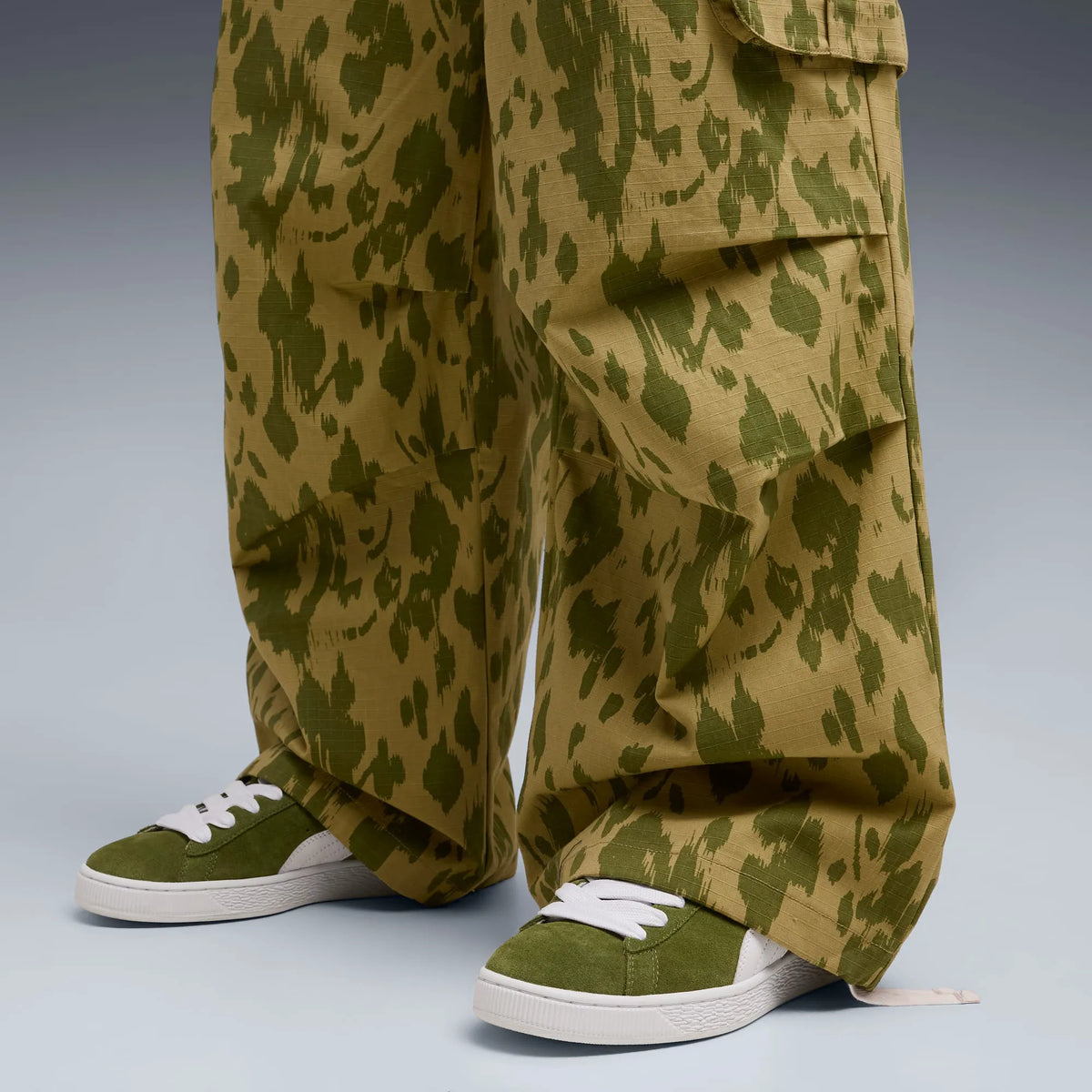 Olive Green-PUMA White