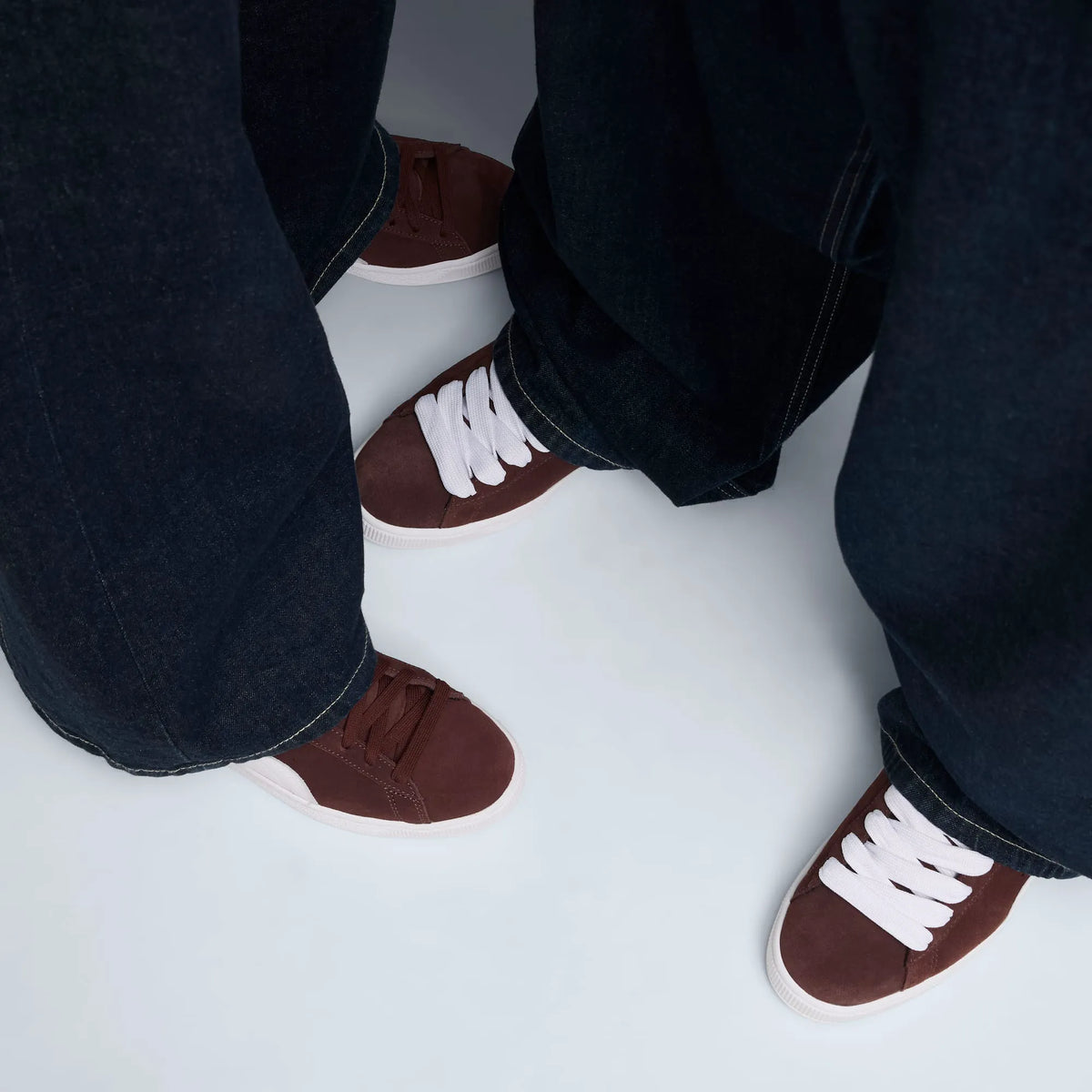 Chocolate Brown-PUMA White