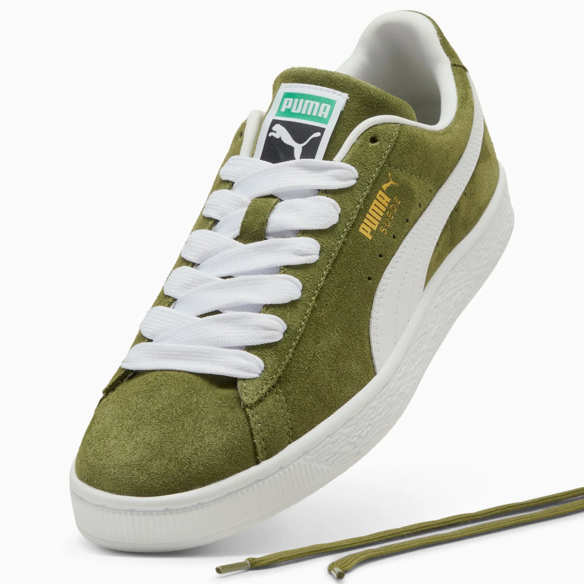 Olive Green-PUMA White