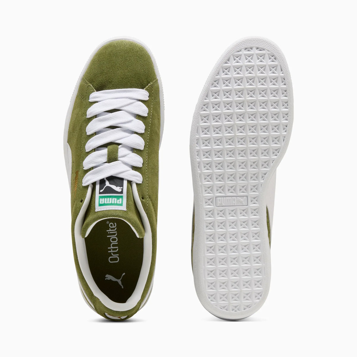 Olive Green-PUMA White