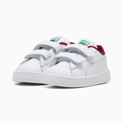 PUMA White-Team Regal Red