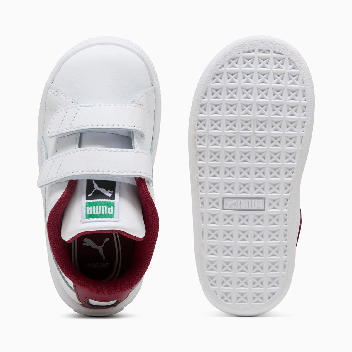 PUMA White-Team Regal Red
