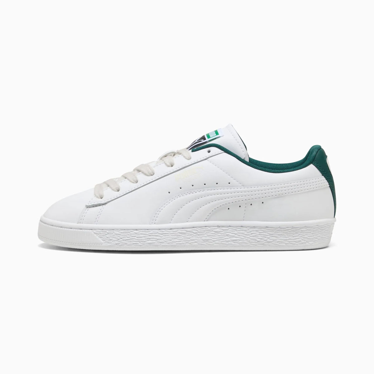 PUMA White-Dark Green