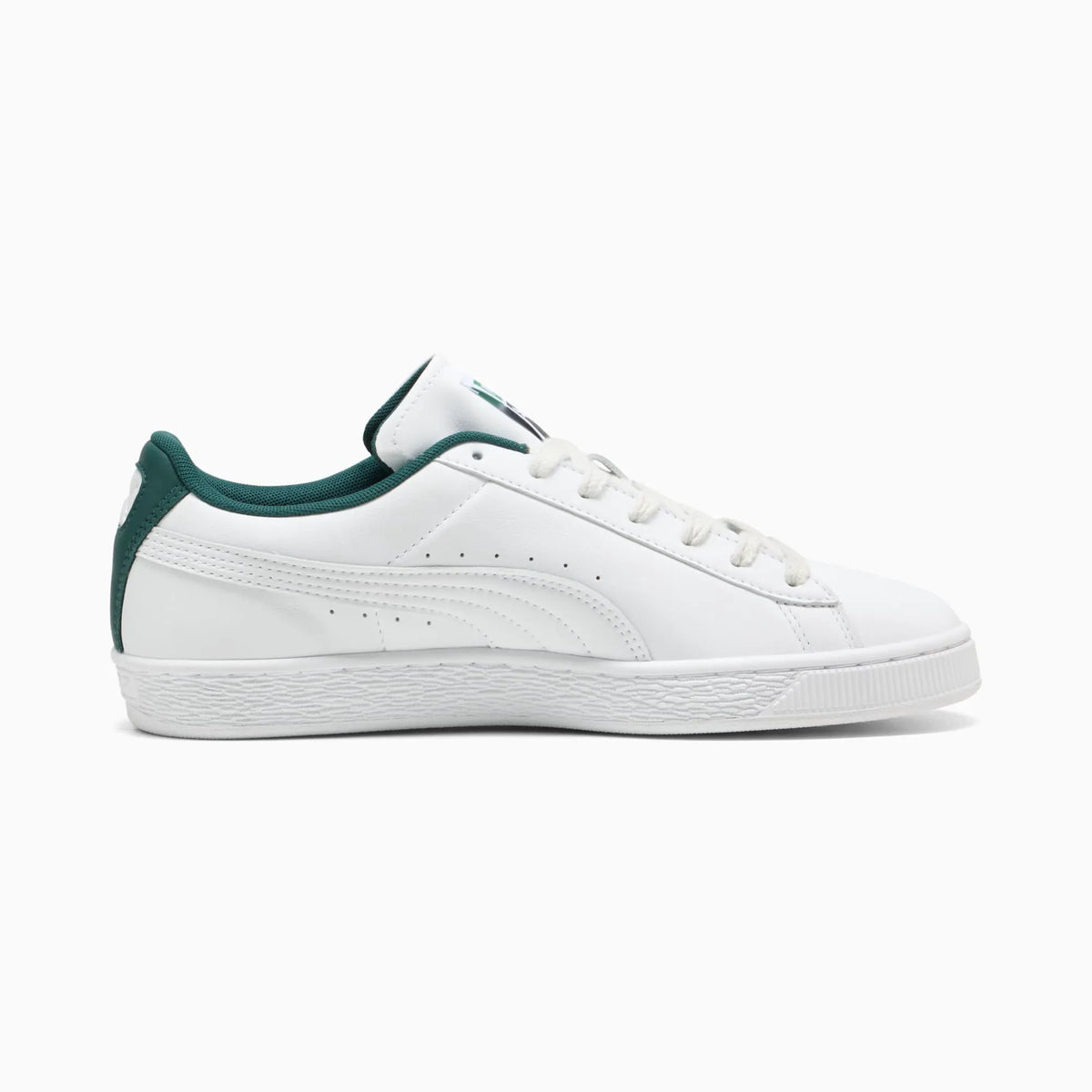 PUMA White-Dark Green