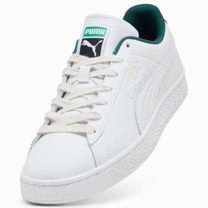 PUMA White-Dark Green