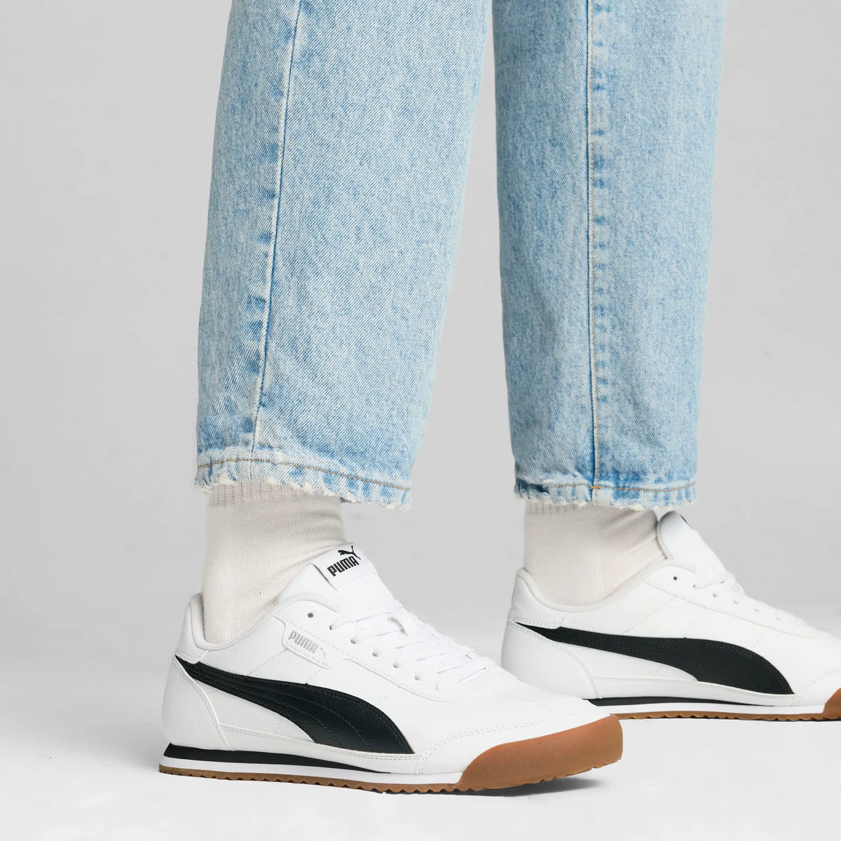 PUMA White-PUMA Black-Cool Light Gray