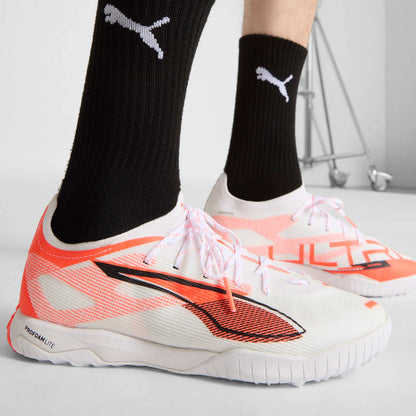 PUMA White-PUMA Black-Glowing Red