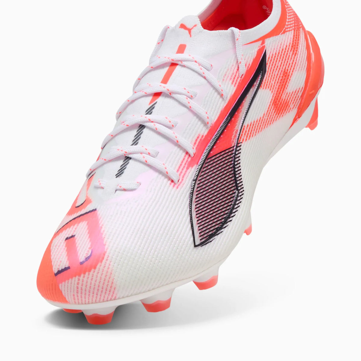 PUMA White-PUMA Black-Glowing Red