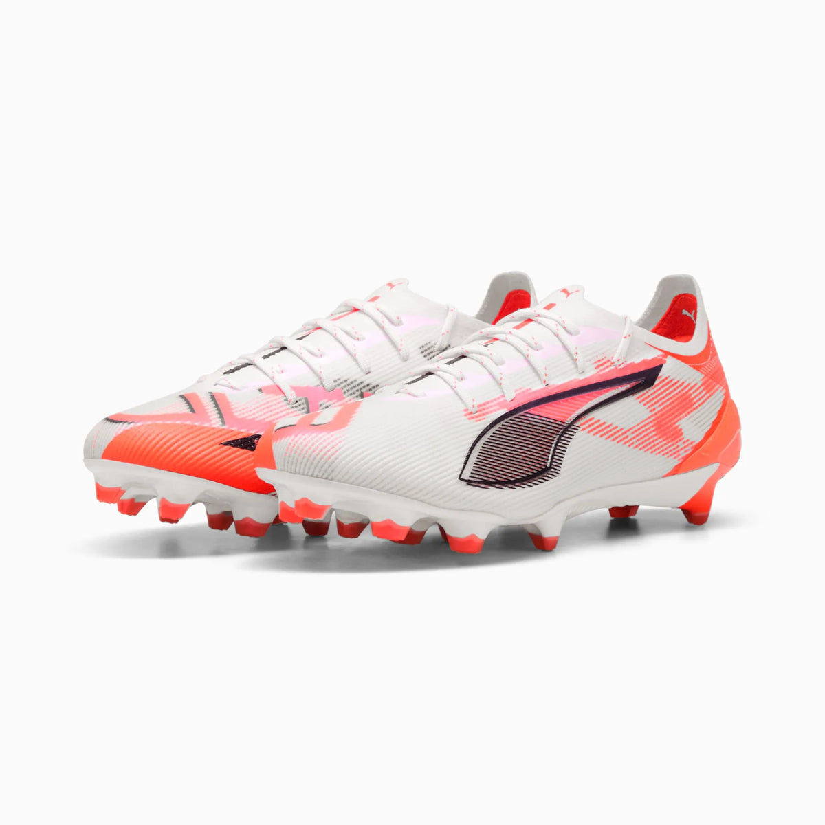PUMA White-PUMA Black-Glowing Red