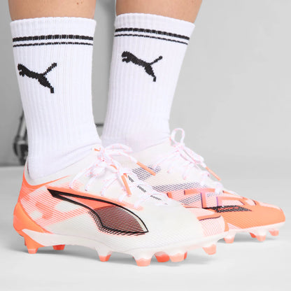 PUMA White-PUMA Black-Glowing Red