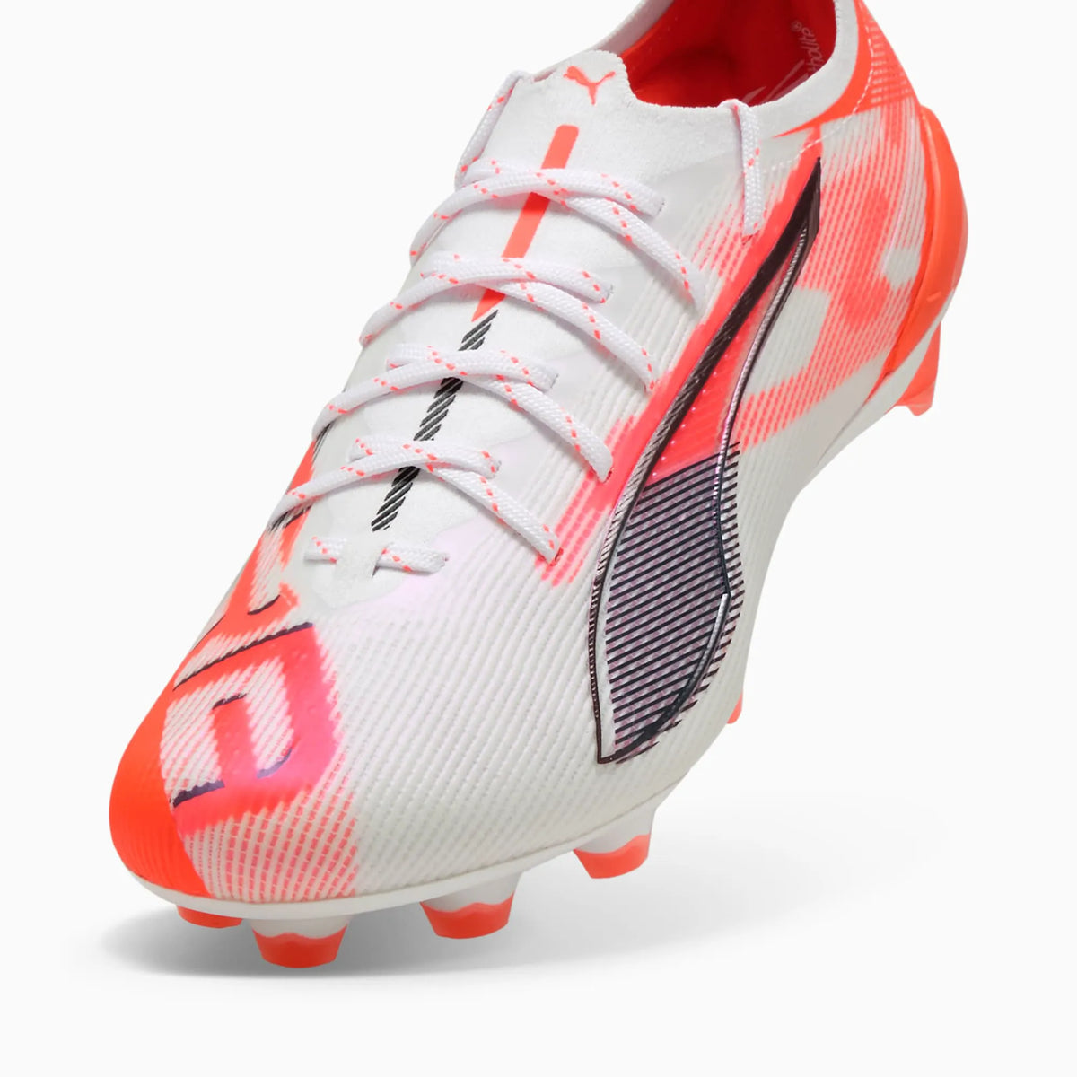 PUMA White-PUMA Black-Glowing Red