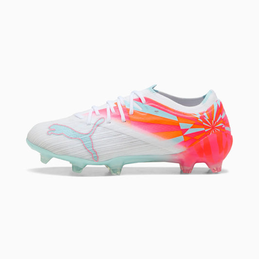 PUMA White-Ultra Orange-Pink Alert-Light Aqua