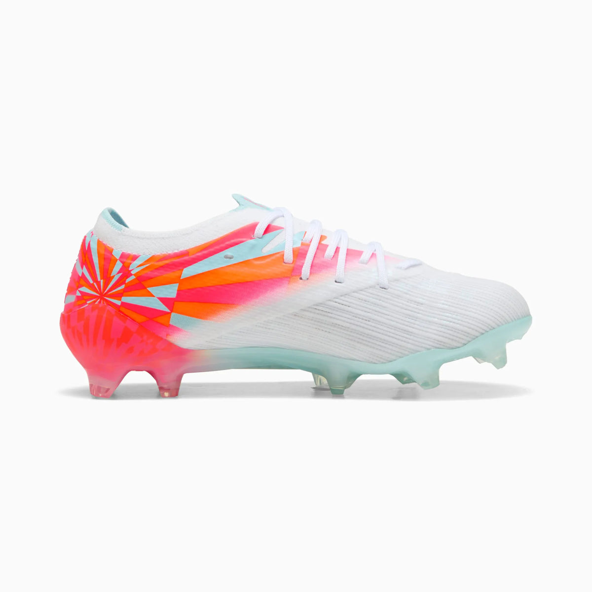 PUMA White-Ultra Orange-Pink Alert-Light Aqua