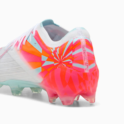 PUMA White-Ultra Orange-Pink Alert-Light Aqua