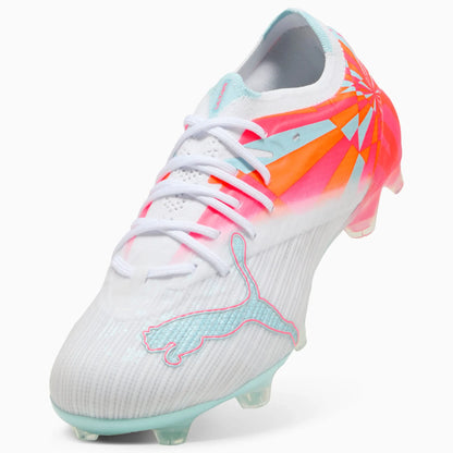 PUMA White-Ultra Orange-Pink Alert-Light Aqua