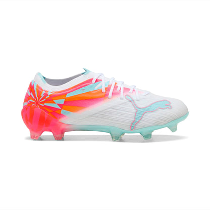PUMA White-Ultra Orange-Pink Alert-Light Aqua