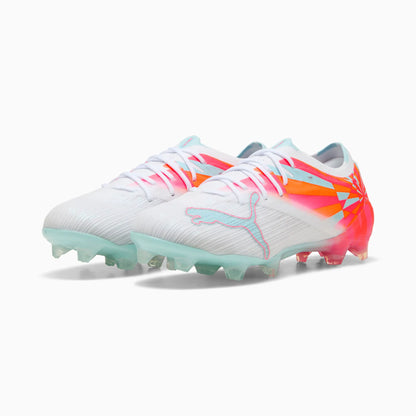 PUMA White-Ultra Orange-Pink Alert-Light Aqua