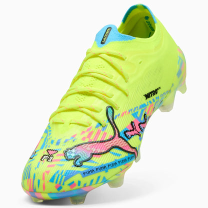 PUMA White-Blue Glimmer-Pink Glimmer-Yellow Alert