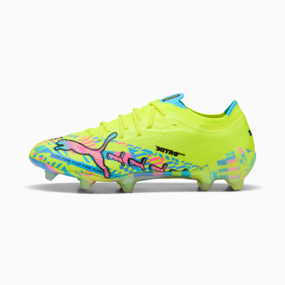 PUMA White-Blue Glimmer-Pink Glimmer-Yellow Alert