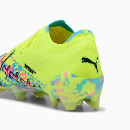 PUMA White-Blue Glimmer-Pink Glimmer-Yellow Alert
