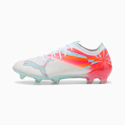 PUMA White-Ultra Orange-Pink Alert-Light Aqua