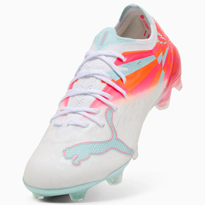 PUMA White-Ultra Orange-Pink Alert-Light Aqua