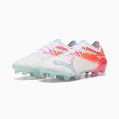 PUMA White-Ultra Orange-Pink Alert-Light Aqua