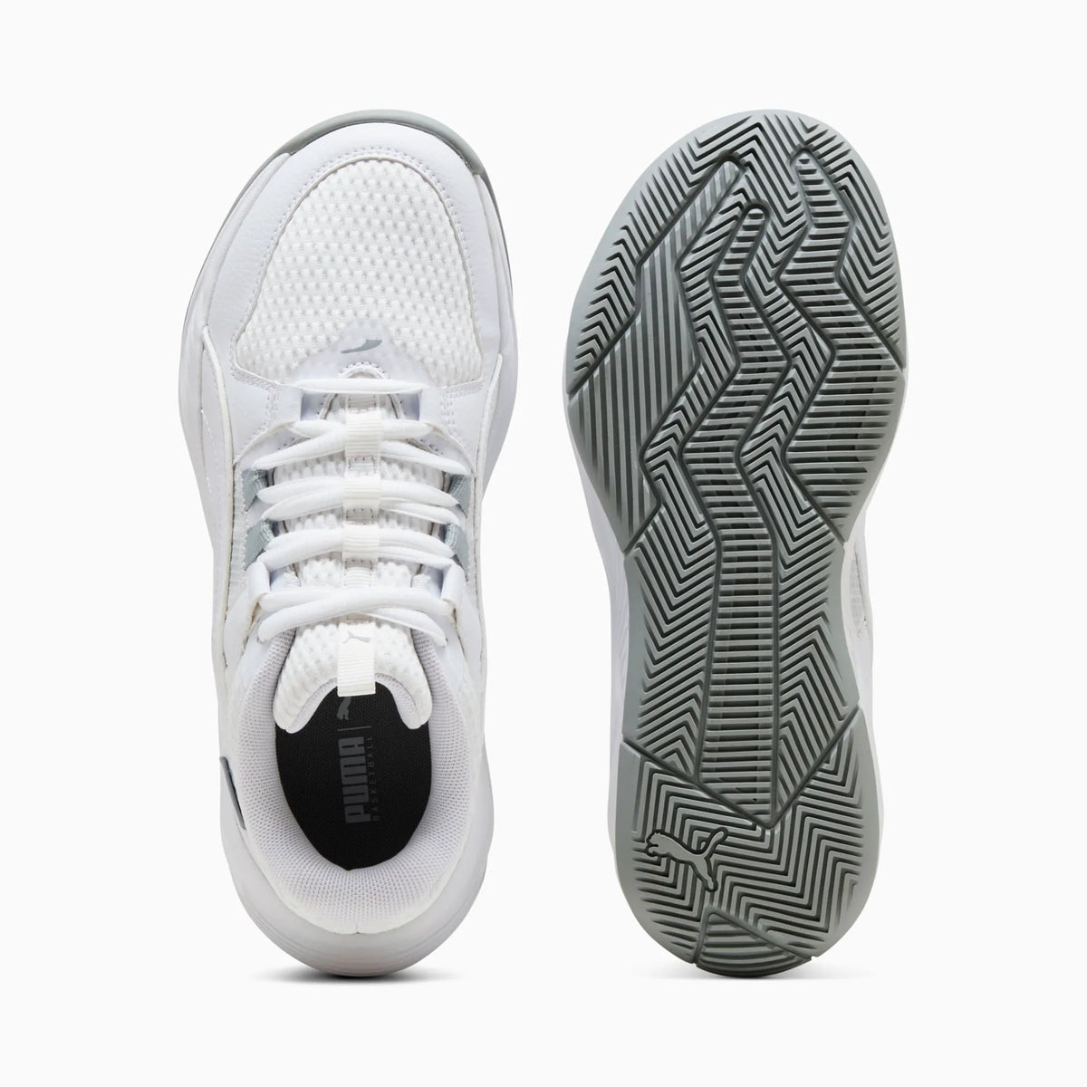 PUMA White-Cool Mid Gray